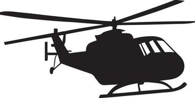 helikopter vektor silhuett illustration