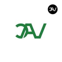 brev cav monogram logotyp design vektor