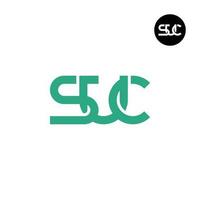 brev suc monogram logotyp design vektor