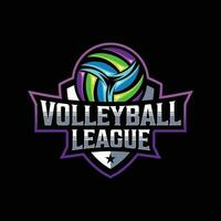 Volleyball Liga Vektor Maskottchen Esport Logo Design modern Stil