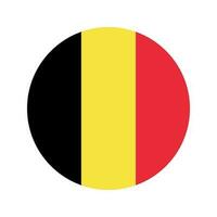 Belgien-Flagge einfache Illustration für Unabhängigkeitstag oder Wahl vektor