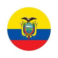 Ecuador-Flagge einfache Illustration für Unabhängigkeitstag oder Wahl vektor