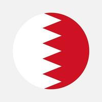 Bahrain flagga enkel illustration för självständighetsdagen eller valet vektor