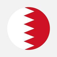 bahrain flagge einfache illustration für den unabhängigkeitstag oder die wahl vektor