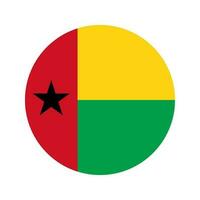 guinea-bissau-flagge einfache illustration für unabhängigkeitstag oder wahl vektor