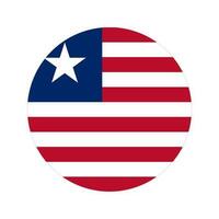 Liberia Flagge einfache Illustration für Unabhängigkeitstag oder Wahl vektor