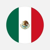 mexico flagga enkel illustration för självständighetsdagen eller valet vektor