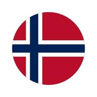 norge flagga enkel illustration för självständighetsdagen eller valet vektor