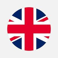 Förenade kungariket Storbritannien flagga enkel illustration för självständighetsdagen eller valet vektor