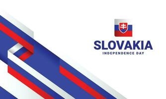 Slowakei Unabhängigkeit Tag Veranstaltung feiern vektor