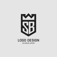 Initiale jdn Logo Schild Form, kreativ Esport Logo Design vektor