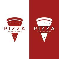 Pizza Logo Vorlage Design mit Schaufel und Backstein ofen.logo zum Geschäft, Restaurant, italienisch Lebensmittel. vektor