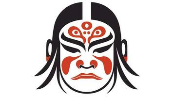 anda av de krigare utforska de gåtfull samuraj mask för ikoniska symbolism vektor