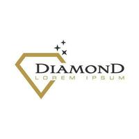 diamant vektor logotyp mall