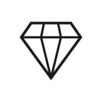 Diamant Symbol zum Netz und Grafik Design vektor