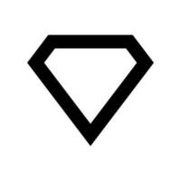 Diamant Symbol zum Netz und Grafik Design vektor