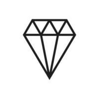 Diamant Symbol zum Netz und Grafik Design vektor