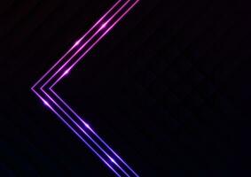 Cyber Raum Dreieck Licht Linie dunkel Präsentation Hintergrund vektor