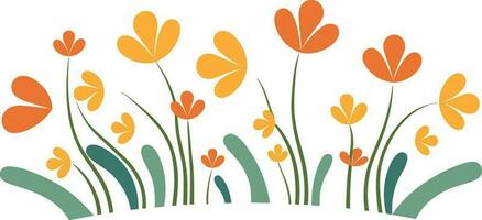 Blume Design Illustration zum Logo, Mauer Kunst, Aufkleber und Drucken. vektor