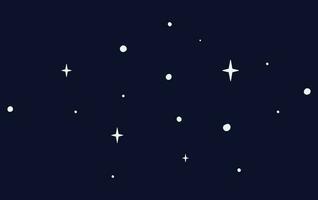 stjärnor i de mörk himmel på midnatt vektor konst och illustration