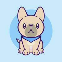 süß Hund zum farbig Hintergrund isoliert Logo vektor