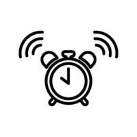 Alarm Uhr Zeichen Symbol Vektor