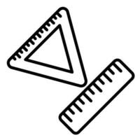 Lineal Zeichen Symbol Vektor