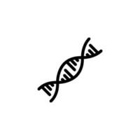 Wissenschaft DNA Zeichen Symbol Vektor