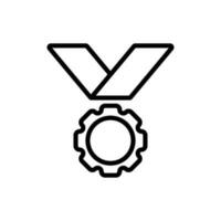 Medaille Trophäe Zeichen Symbol Vektor