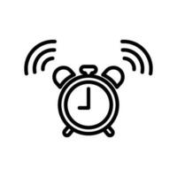 Alarm Uhr Zeichen Symbol Vektor