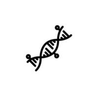 vetenskap dna tecken symbol vektor