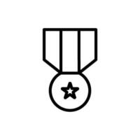 Medaille Trophäe Zeichen Symbol Vektor