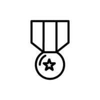 Medaille Trophäe Zeichen Symbol Vektor