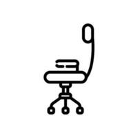 Büro Stuhl Zeichen Symbol Vektor