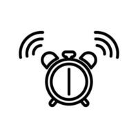 Alarm Uhr Zeichen Symbol Vektor