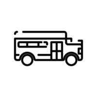 Schule Bus Zeichen Symbol Vektor