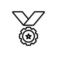 medalj trofén tecken symbol vektor
