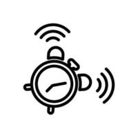 Alarm Uhr Zeichen Symbol Vektor