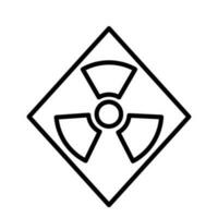 Wissenschaft Strahlung Zeichen Symbol Vektor