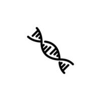 Wissenschaft DNA Zeichen Symbol Vektor