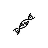 Wissenschaft DNA Zeichen Symbol Vektor