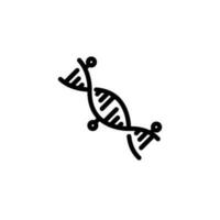 vetenskap dna tecken symbol vektor