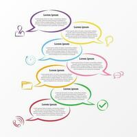 Infografik Das Berichte das Einzelheiten von Rekrutierung Personal in das Organisation, geteilt in 7 Themen. vektor