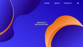 abstrakt Hintergrund elegant Gradient lila Orange glatt Farbe Design Vektor Vorlage gut zum modern Webseite, Hintergrund, Startseite Design