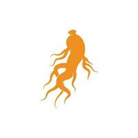 Ginseng-Logo-Vektor vektor