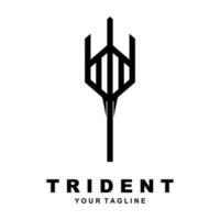 trident logotyp mall vektor ikon