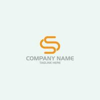 ss logotyp design och kreativ ss brev logotyp vektor