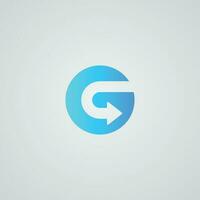 G Brief Technologie Logo Vektor