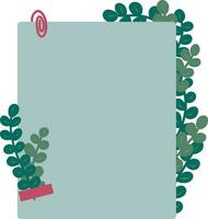 grön ram med leafs isolerat ikon vektor illustration desing vektor illustration desing