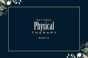 National physisch Therapie Mo... vektor